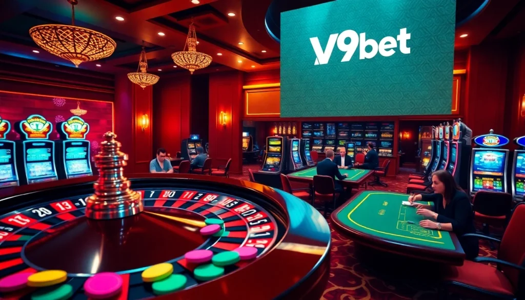 Experience thrilling moments at V9bet with lively casino games and poker action.
