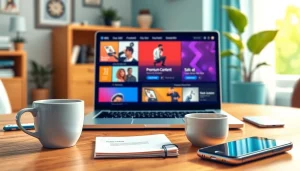 Showcase how to sell premium content links in a vibrant digital marketplace environment.