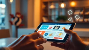 간편 모바일 결제 옵션을 선보이는 상품권소액결제 디지털 인터페이스.