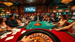 Experience thrilling moments at 79king's vibrant casino gaming tables with dazzling games.