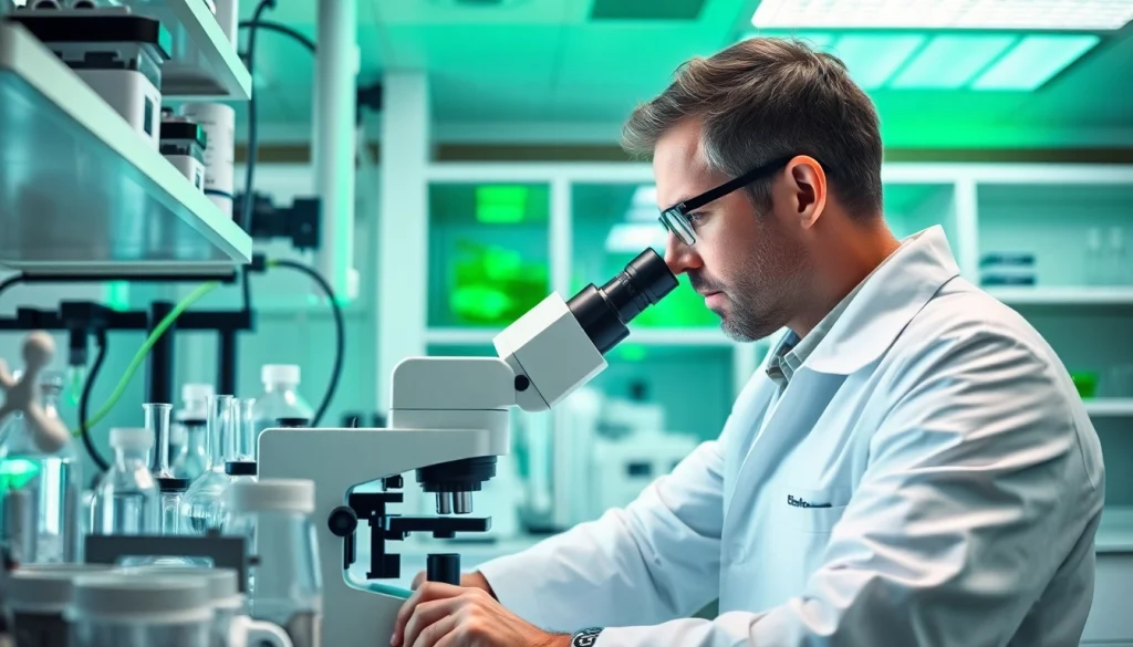 WIN55 in a laboratory setting showcasing cannabinoid research with lab equipment.