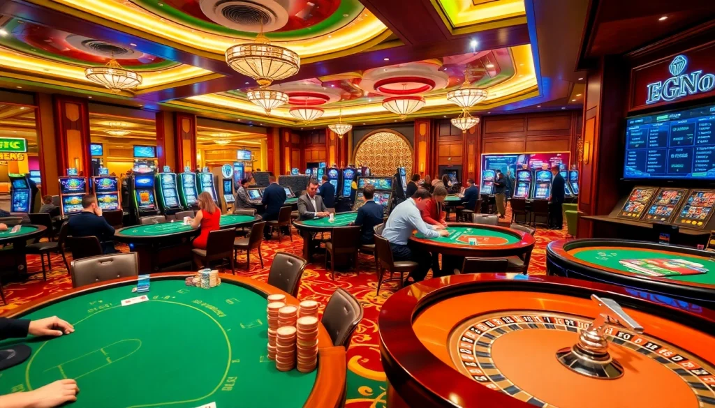 Experience the thrilling atmosphere of online gambling at https://febet8.com with professional dealers and vibrant gaming tables.