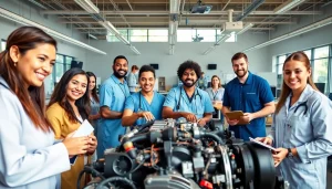 Students thrive in trade schools in southern California with diverse hands-on training experiences.