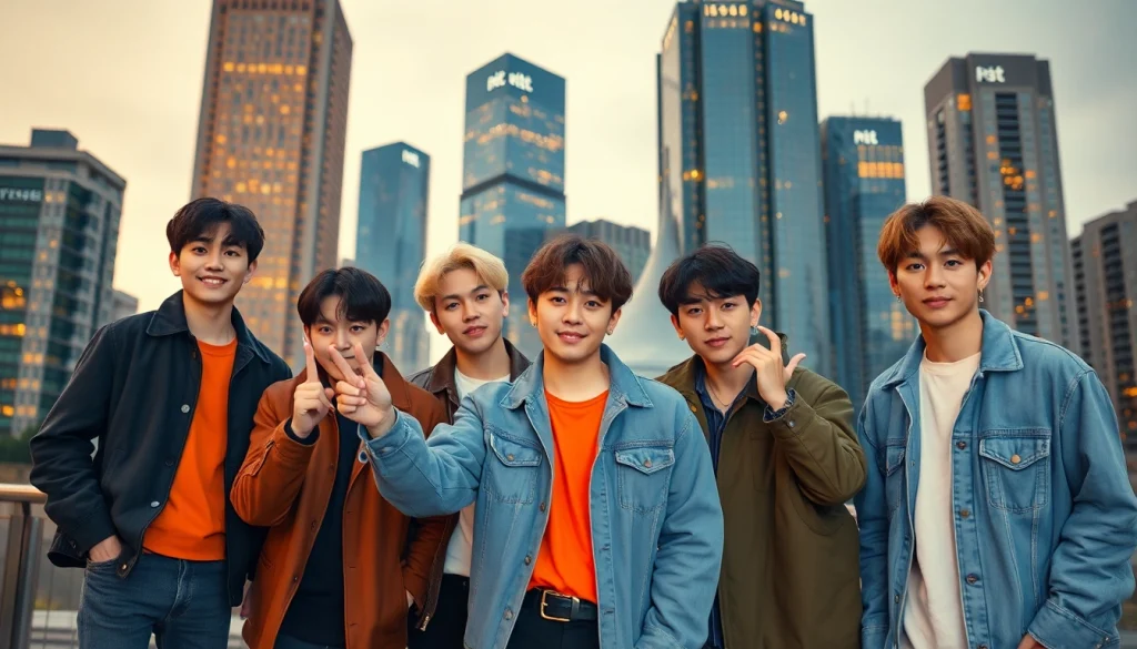 Engaging portrait of bts members showcasing their unique personalities and styles.