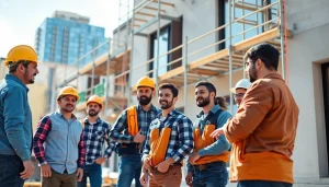 New Jersey General Contractor team collaborating on a modern residential construction project.