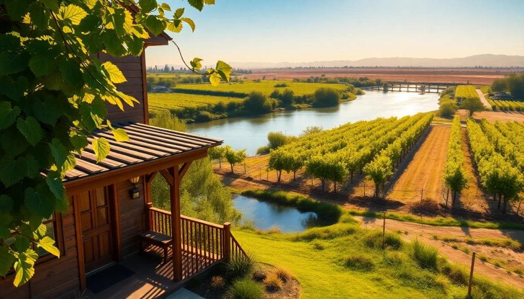 Experience Carksburg CA's scenic vineyards and peaceful riverfront setting.
