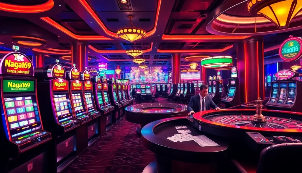 Naga169 tanpa potongan offers exciting slot experiences with vibrant visuals and professional gaming atmosphere.