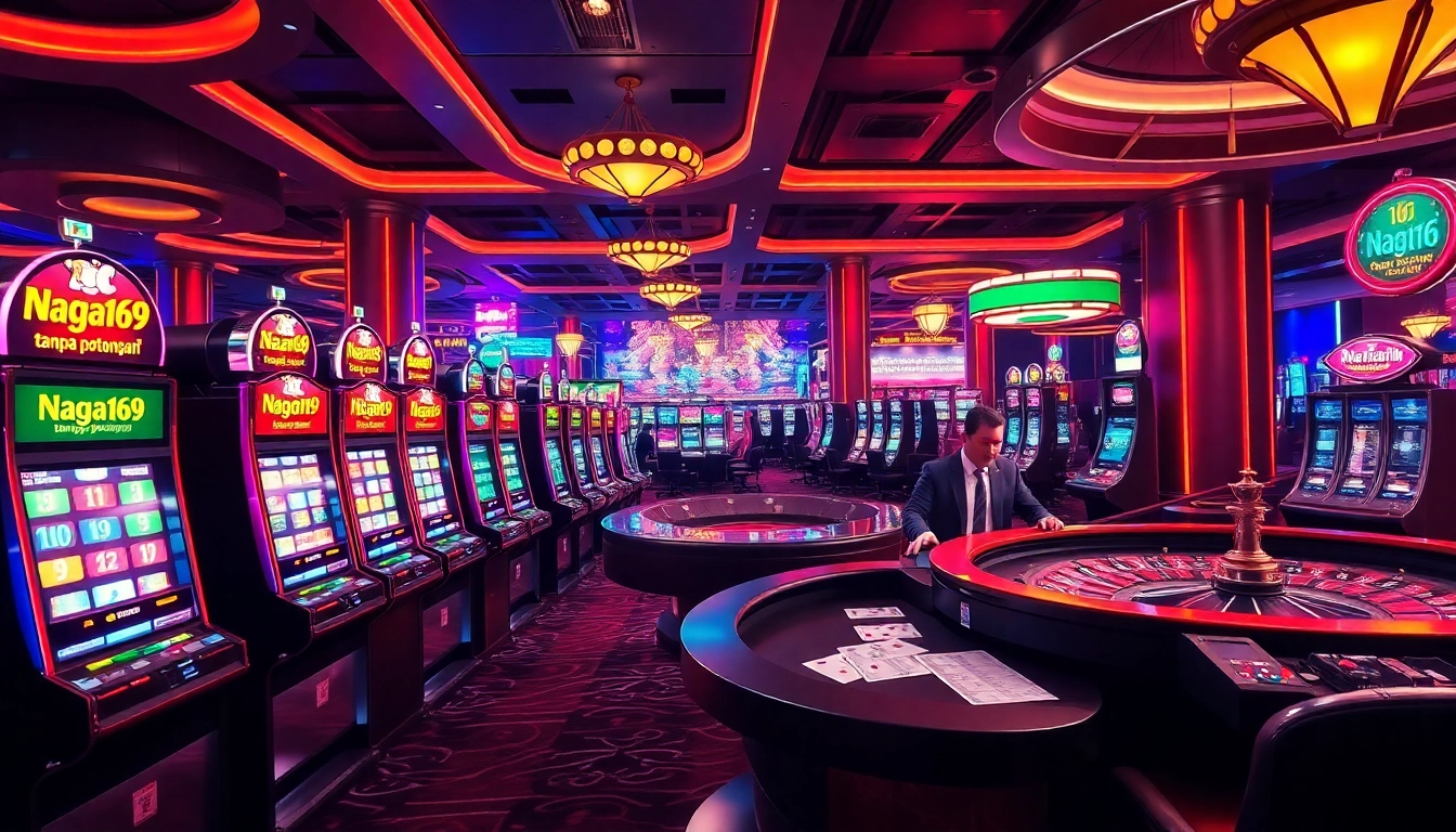 Naga169 tanpa potongan offers exciting slot experiences with vibrant visuals and professional gaming atmosphere.