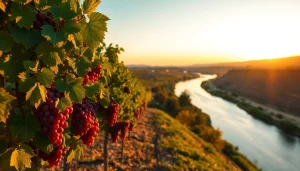 Discover scenic beauty in Clarksburg CA with vineyards and tranquil river.