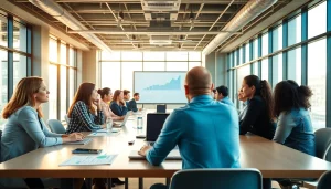 Engaged participants in a workforce development seminar fostering collaboration and learning.