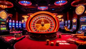 Experience the thrill of winning at Hay win with vibrant casino gaming scenes that captivate players.