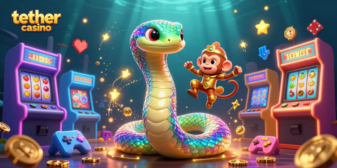 Gioca con i migliori giochi nei casinò tether, ruote della fortuna e simboli di jackpot nell'illustrazione 3D.