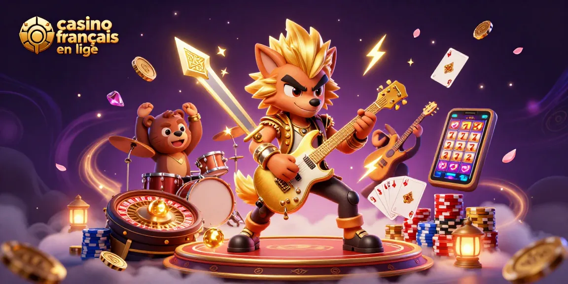 Jouez avec des stratégies gagnantes au casino français en ligne avec des héros animés et des éléments de jeu excitants.